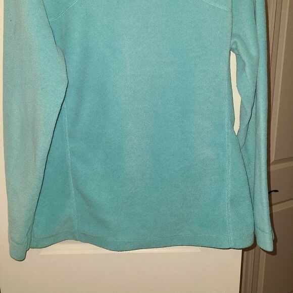 Woolrich Aqua Blue Fleece Zip Front Jacket - Picture 12 of 13